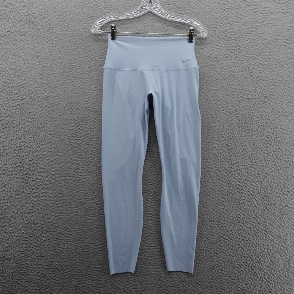 Nike Zenvy Gentle Support High Waisted 7/8 Leggings Small‎ Blue Women Active NWT